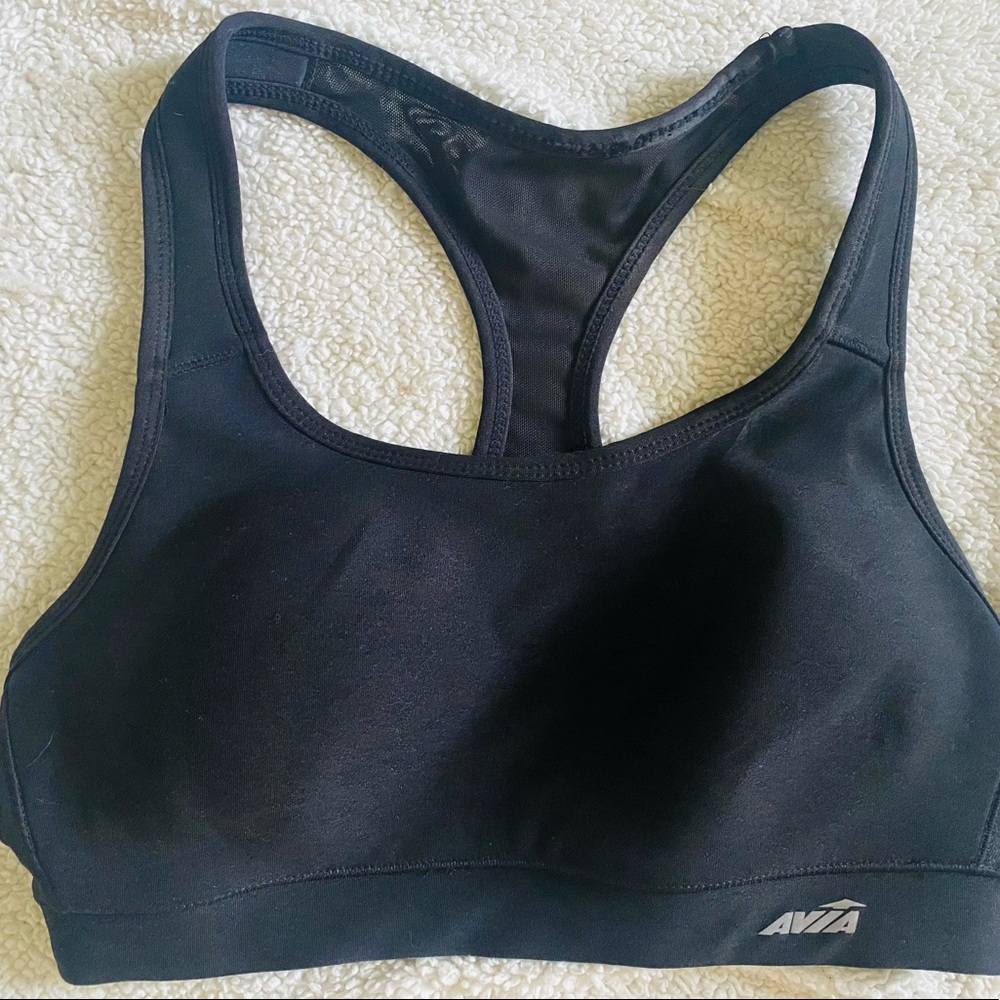 Avia black sports bra